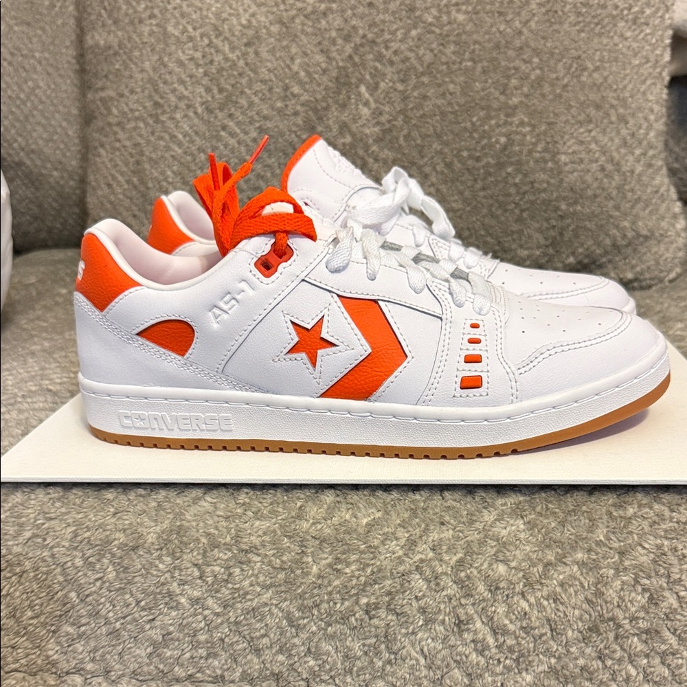 Converse AS-1 Pro White and Orange Star